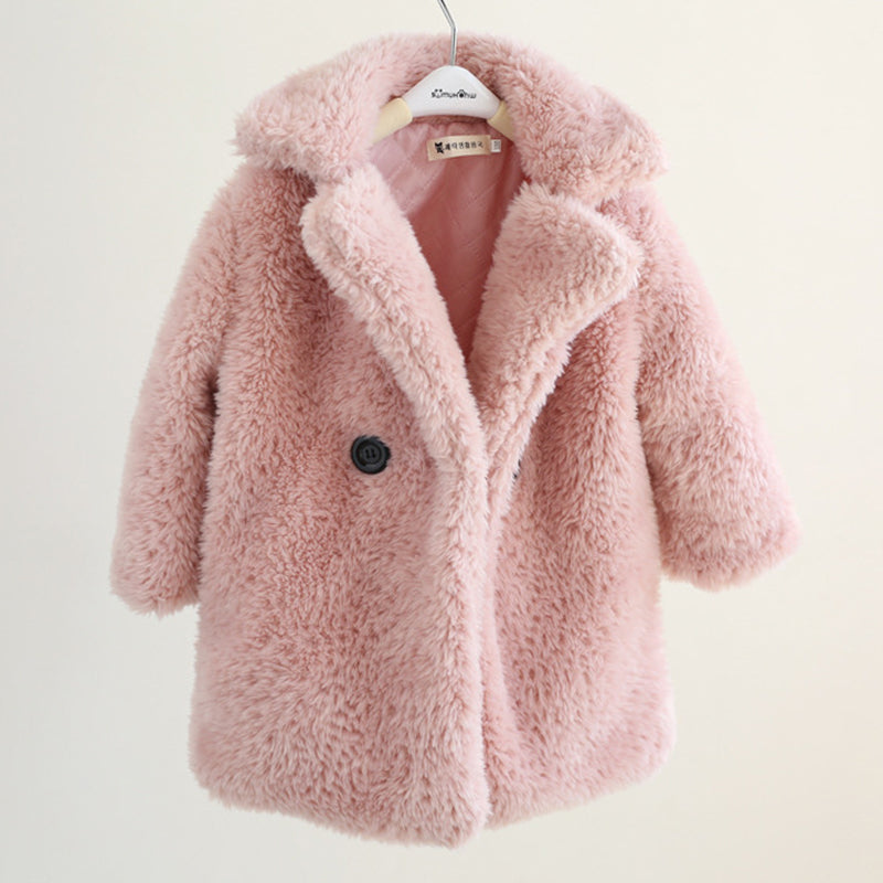 Big  Fur  Autumn And Winter Coat for baby