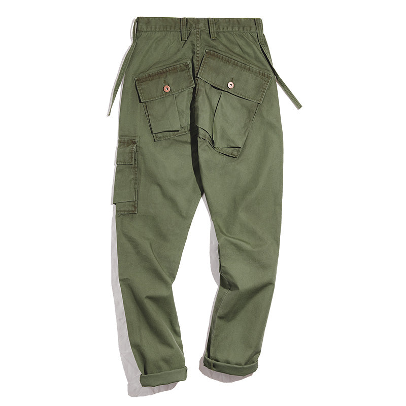 Japanese Style Retro Back Pocket Cargo Pant For Men.