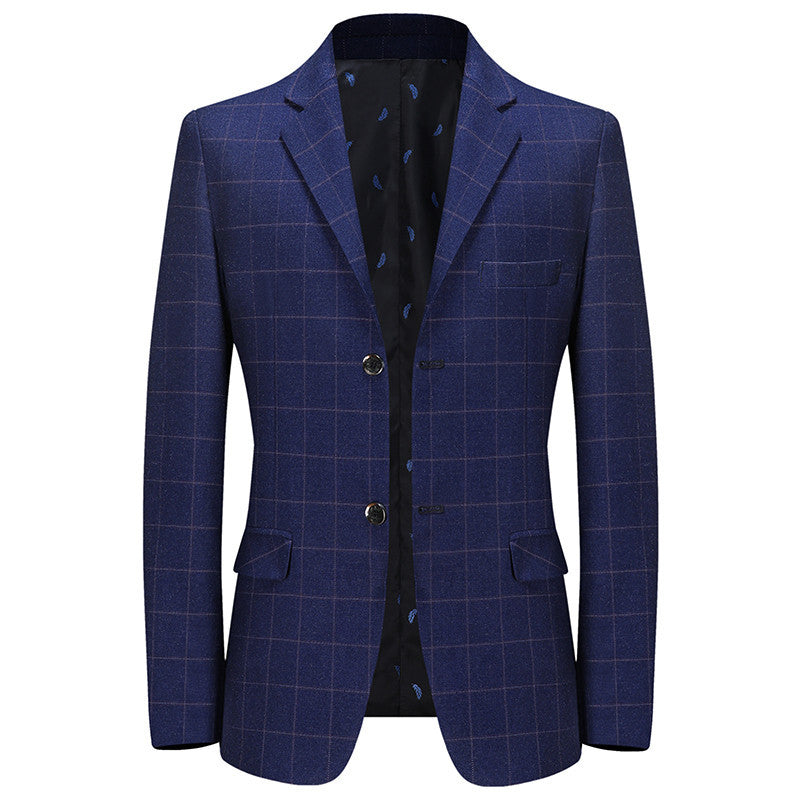 Plaid Fashion Coat For Men