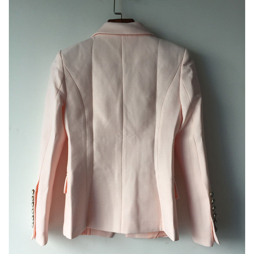 Slim pink blazer