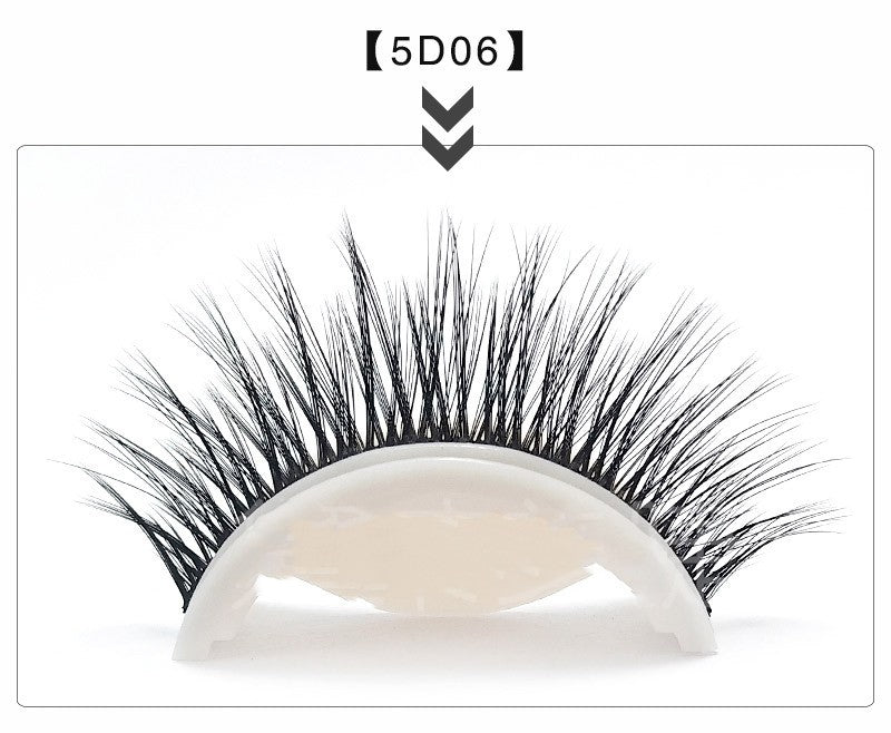 Glue-free Self-adhesive Strip 5d False Eyelashes