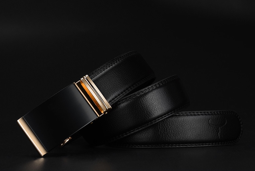 Male pin buckle belt