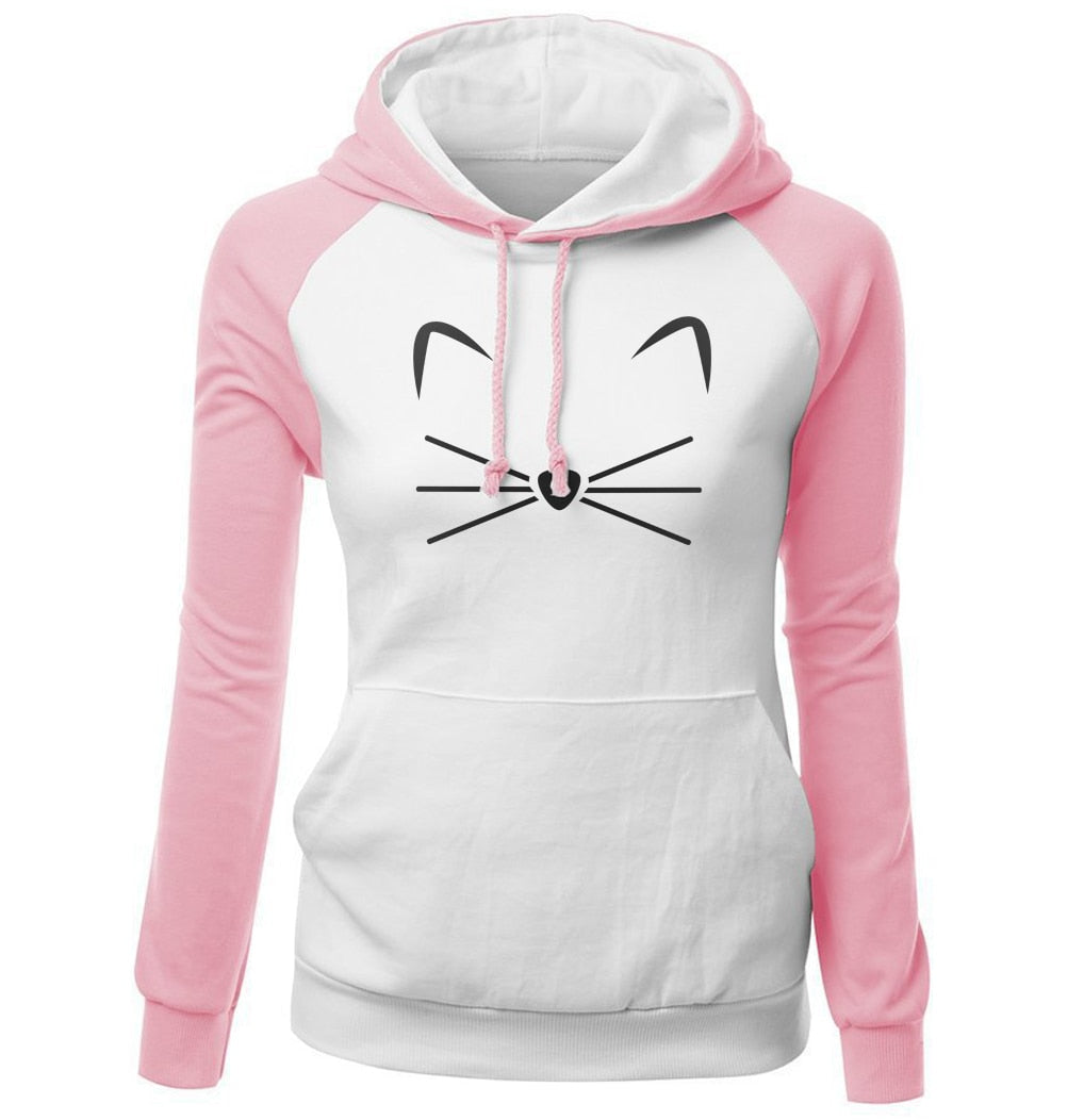 Cute Cat Hoodies For Women