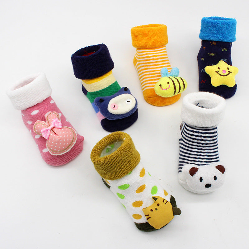 Stitching doll floor socks for baby