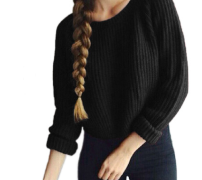 Long Sleeve Classic Sweaters For Women