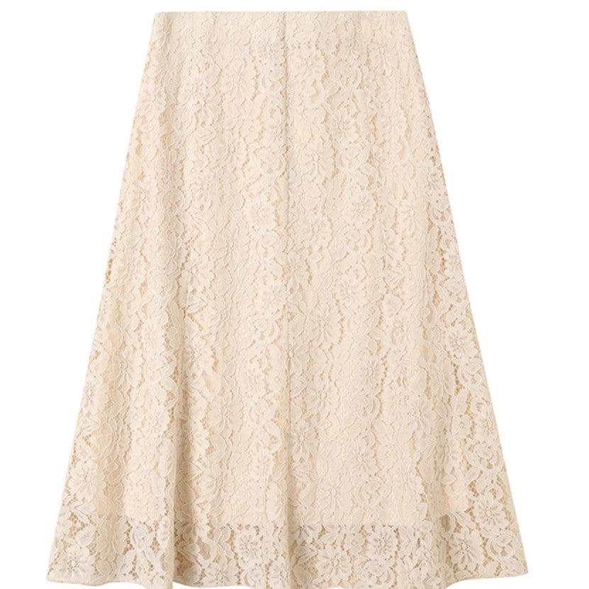 Vintage Lace Fishtail Sheath Skirts For Women