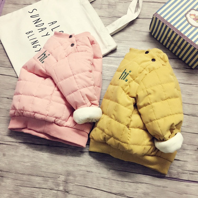 Winter cotton-padded jacket for baby