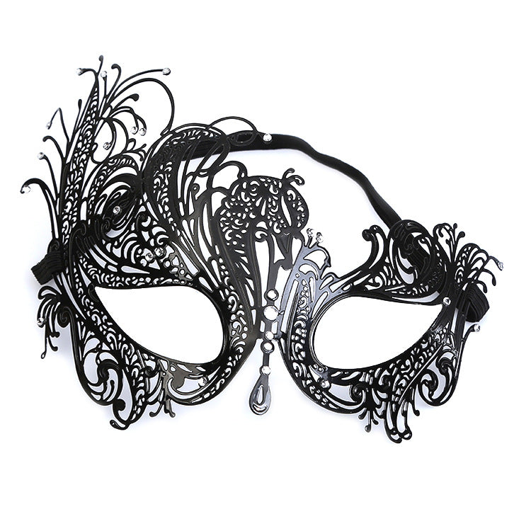 Diamond Iron Mask Ball Supplies Half Face Eye Mask