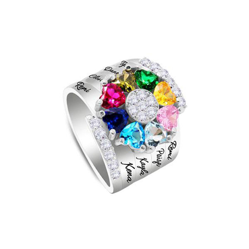 Mother's Day Gift Engraved Ring for women