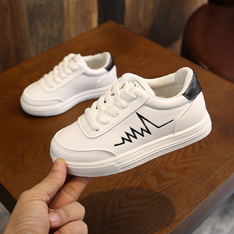 Sports white shoes for boys