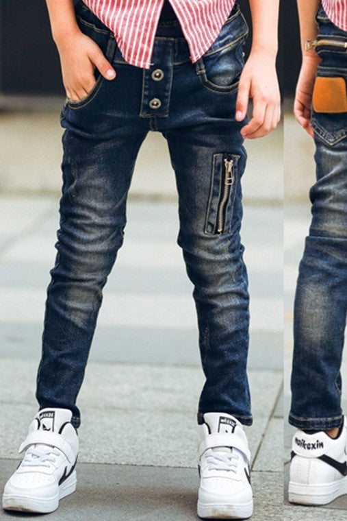 stretch denim pants for boys