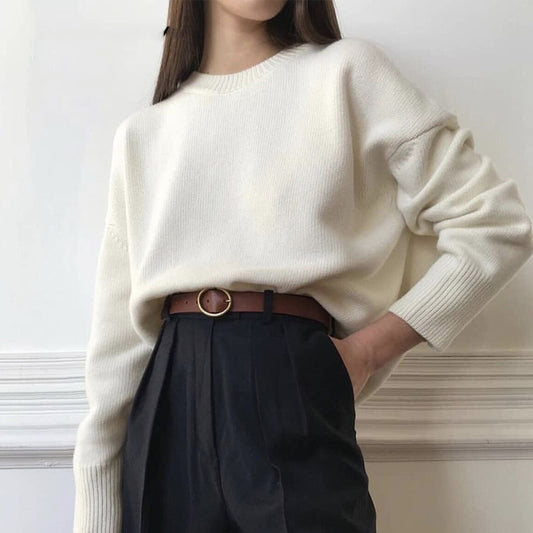 Loose Long Elastic Sweaters For Women