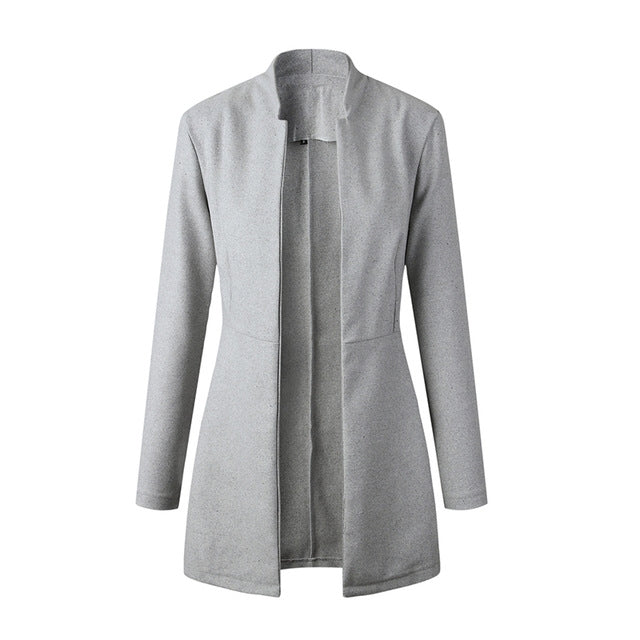 jacket blazer Women for Work white Fashion Formal for female