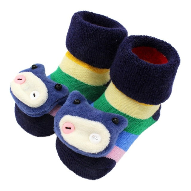 Stitching doll floor socks for baby