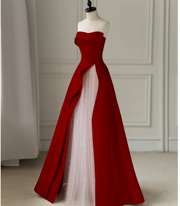 Light Luxury Annual Meeting Engagement Dress for women