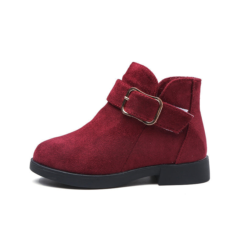 suede leather boots for girls