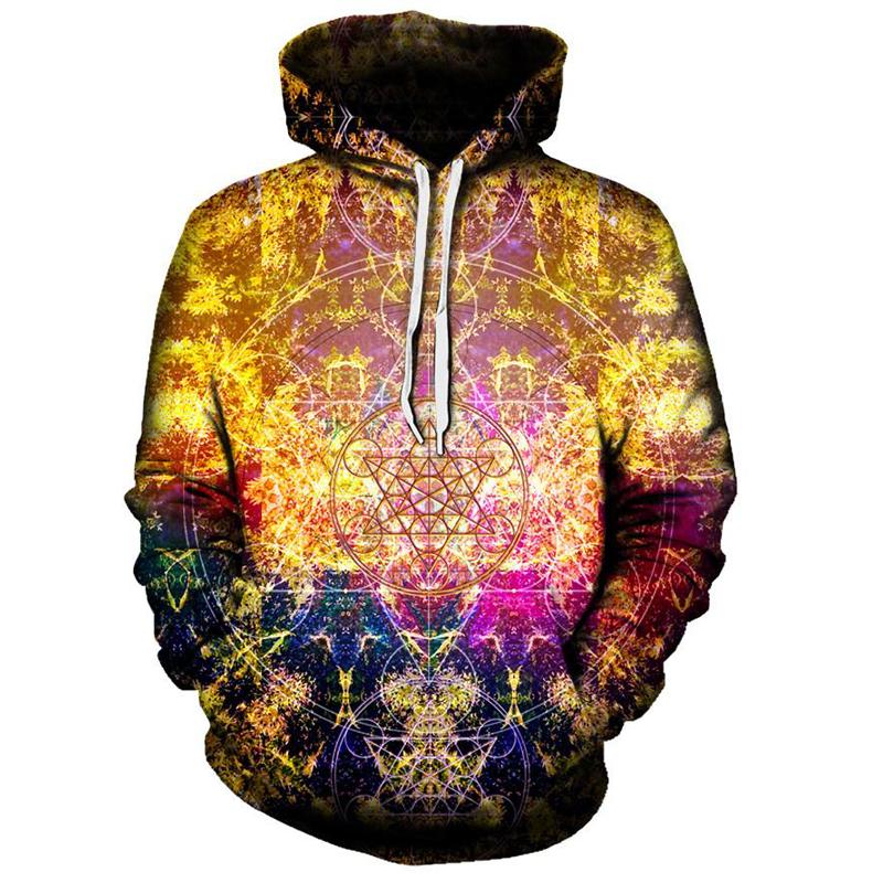 Psychedelic Pineal Metatron Hoodie: Channeling Cosmic Vibes