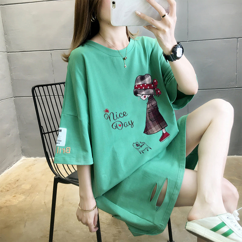 Short Sleeved Printed T-Shirts For Women