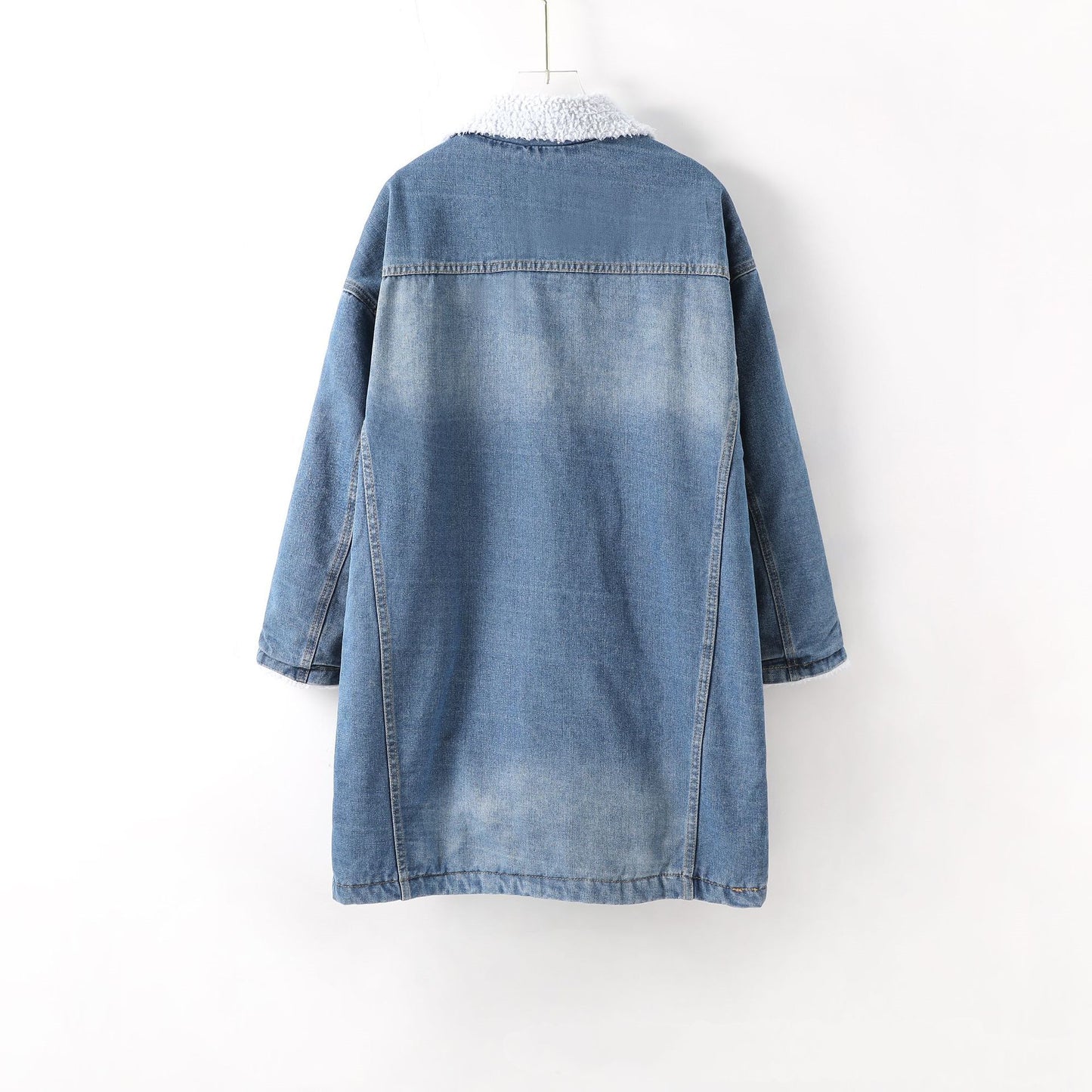 Warm Winter Denim Jacket Women