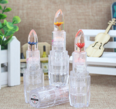 make-up flowerslipstick lip moisturizing lip balm jelly flower color lipstick