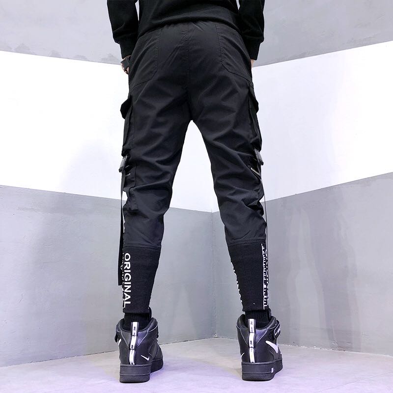 High-end Cargo Pants With Embroidery For Men