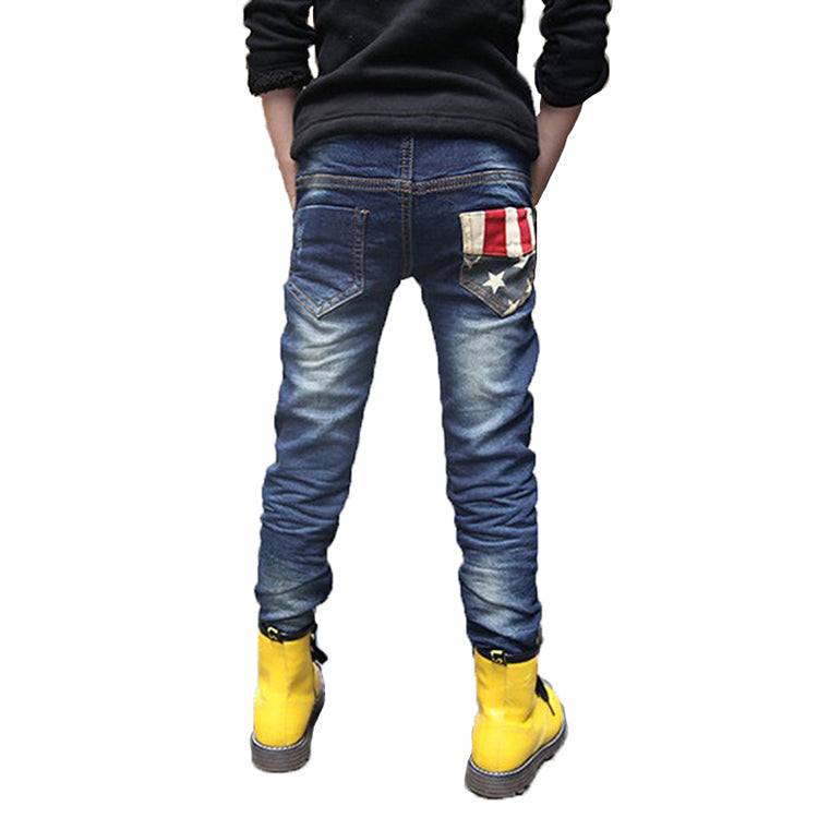 Boy patchwork jeans for boys