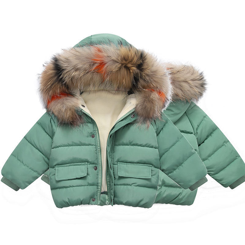 hand-stuffed cotton coat for 1 year old baby girl