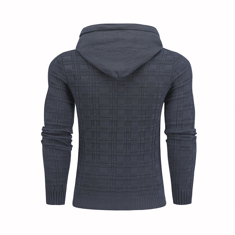 3D Elastic Knitting Hoodies For Men