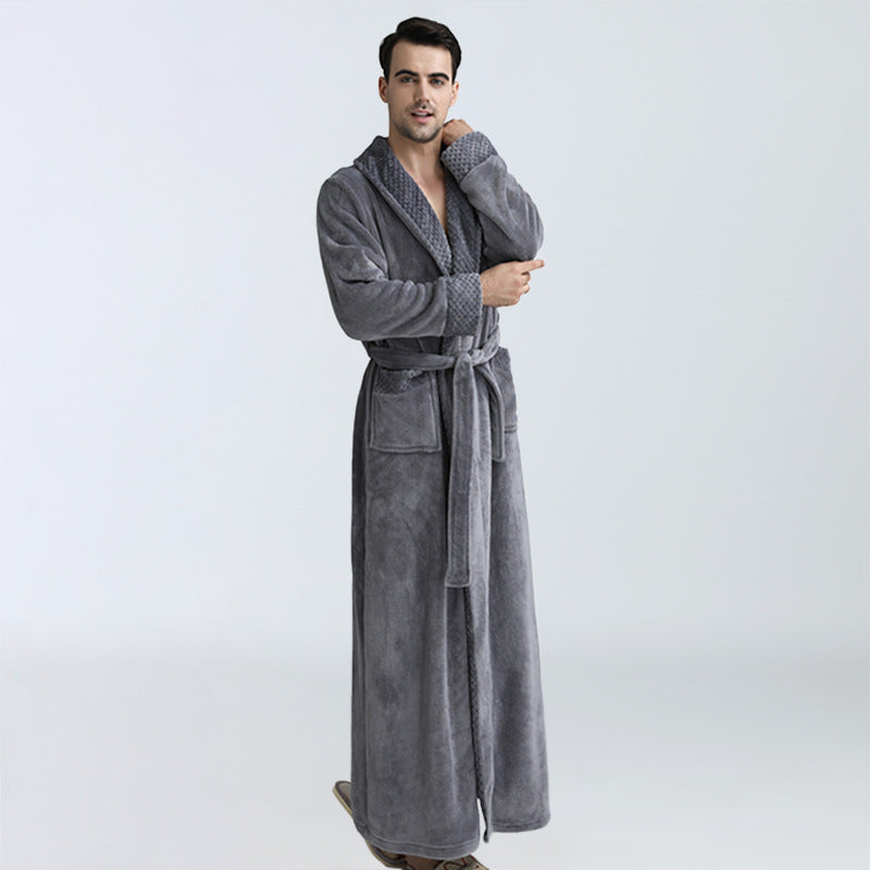 Coral Fleece Nightgown For Men