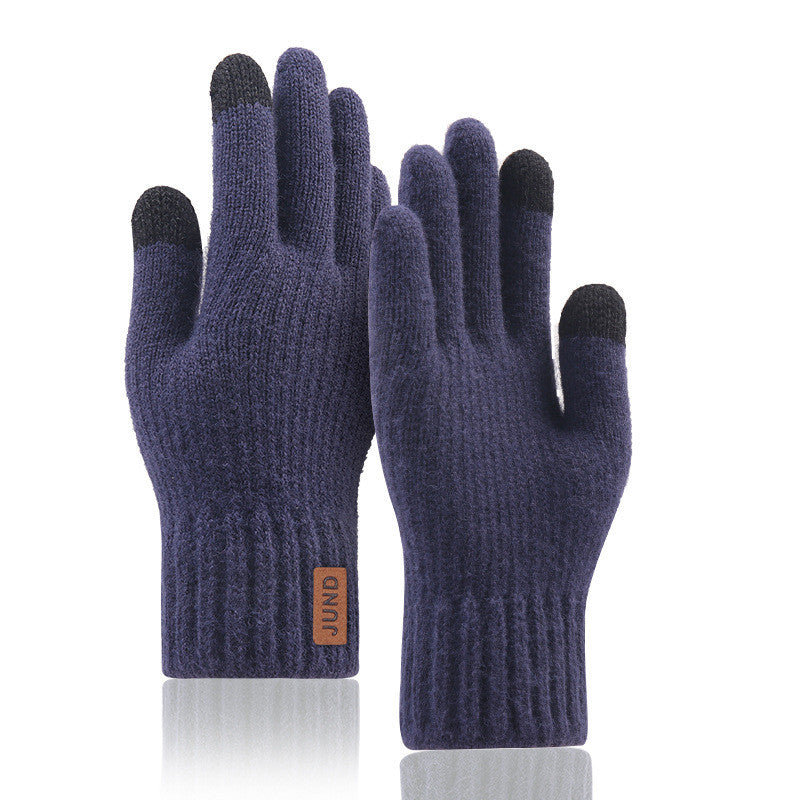 Knitted Woolen Cold Weather Gloves For Men