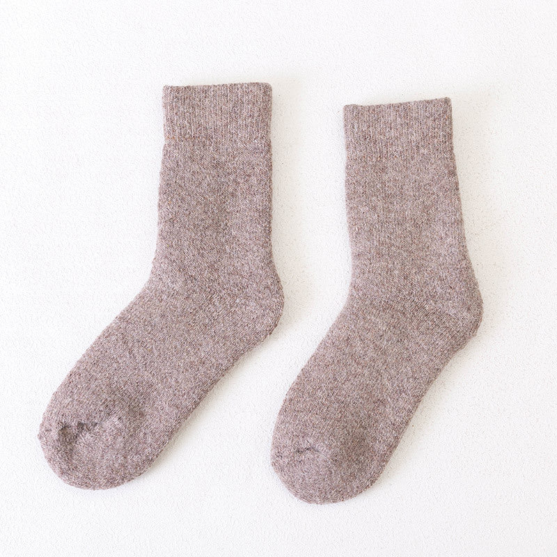 Men Cashmere Socks Thick Warm Wool Women Winter So