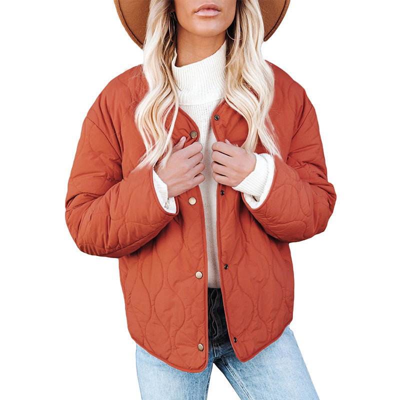 New Style Casual Jackets On Both Sides To Keep Warm Cotton-padded Clothes FOR Women