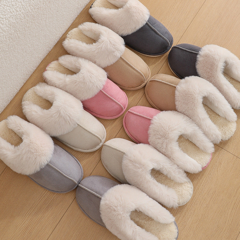 Winter Warm Plush Home Slippers for girls