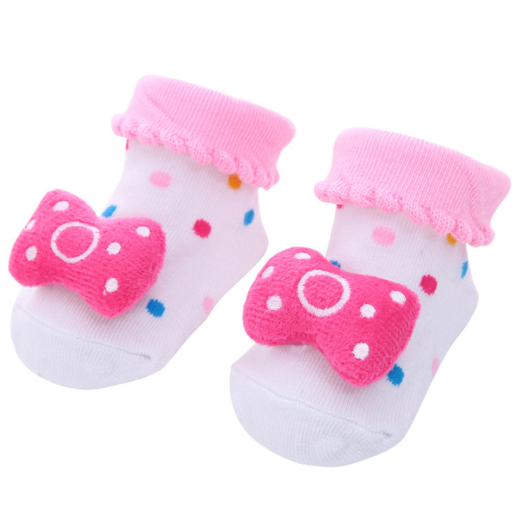 Cartoon Anti-Skid Three-Dimensional Socks for baby