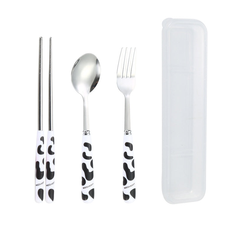 Stainless Steel Tableware Spoon Chopsticks Sets