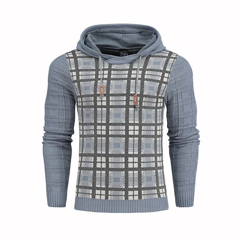 3D Elastic Knitting Hoodies For Men