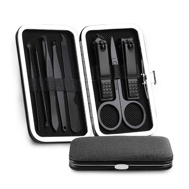 Manicure tool nail clipper 8 piece set