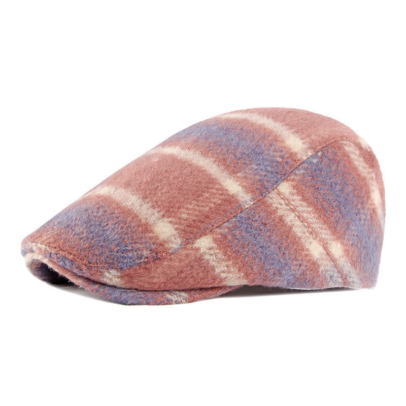 British Retro Woolen Niche Casual Hat for women