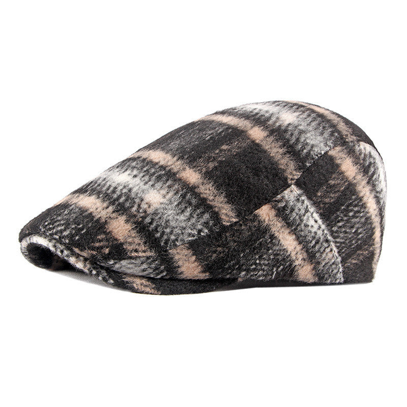 British Retro Woolen Niche Casual Hat for women