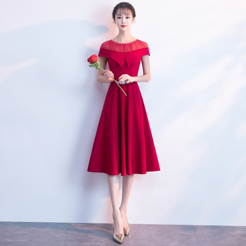 Red wedding dress for women