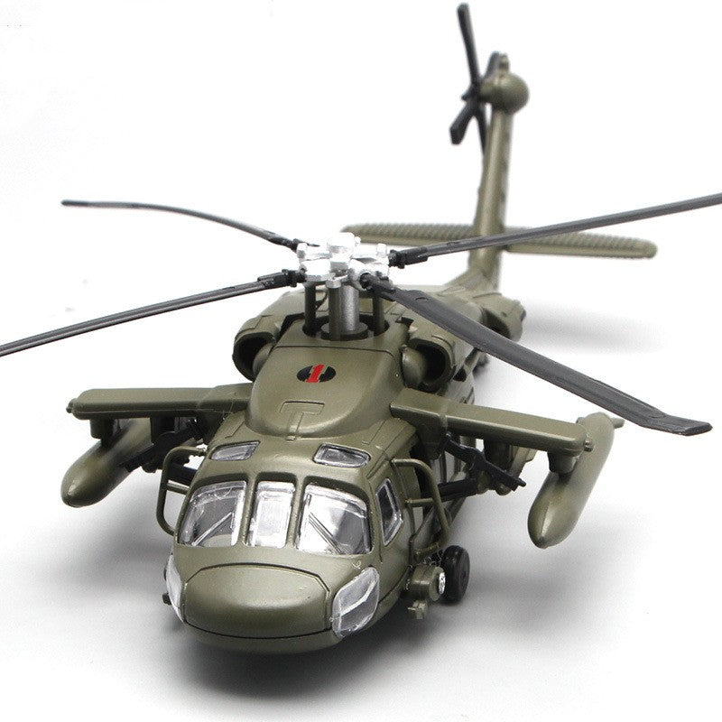 Black Hawk Gunship Alloy Military Model