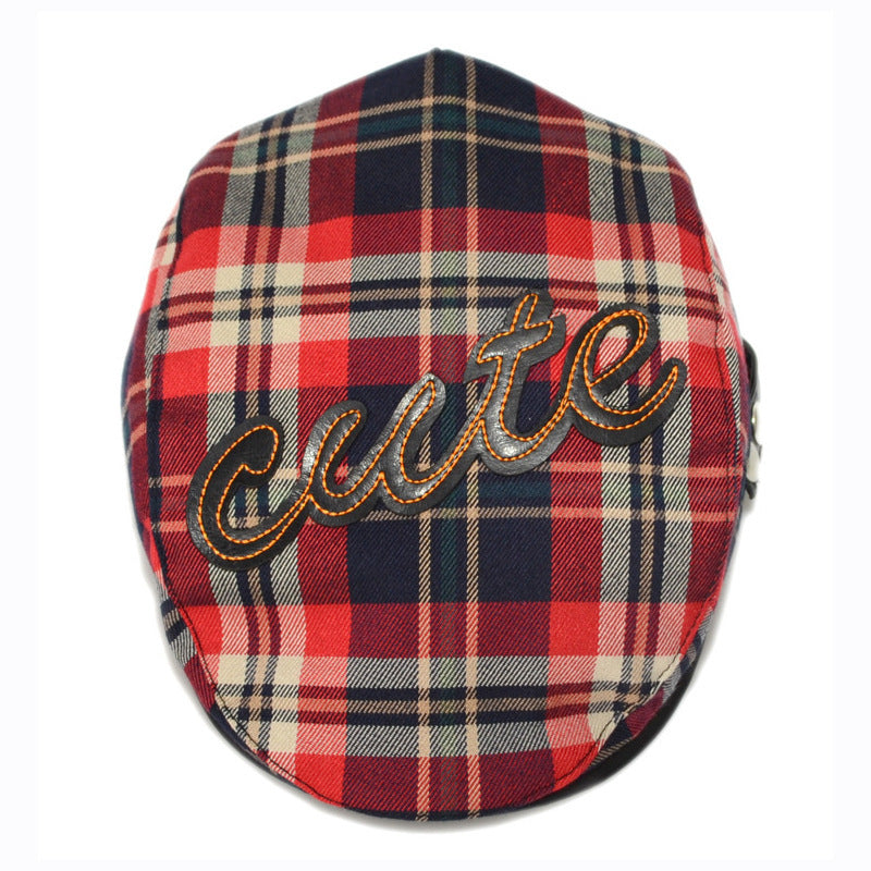 Party Plaid  Hat for small girls