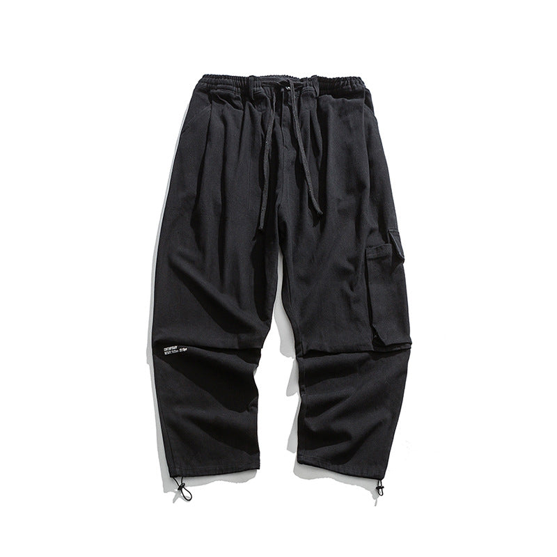 Straight Wide Leg Cargo Pant For Men