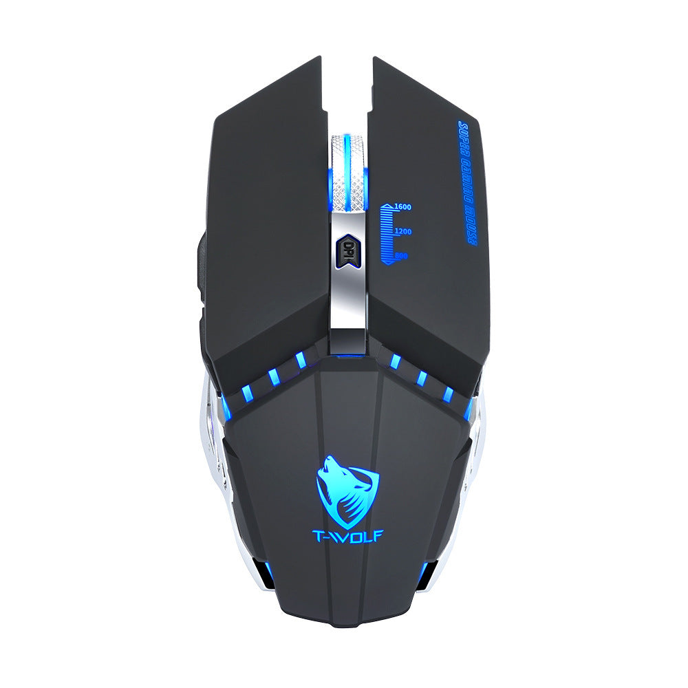 Wireless Mouse Charging Silent Glowing Gaming Mouse