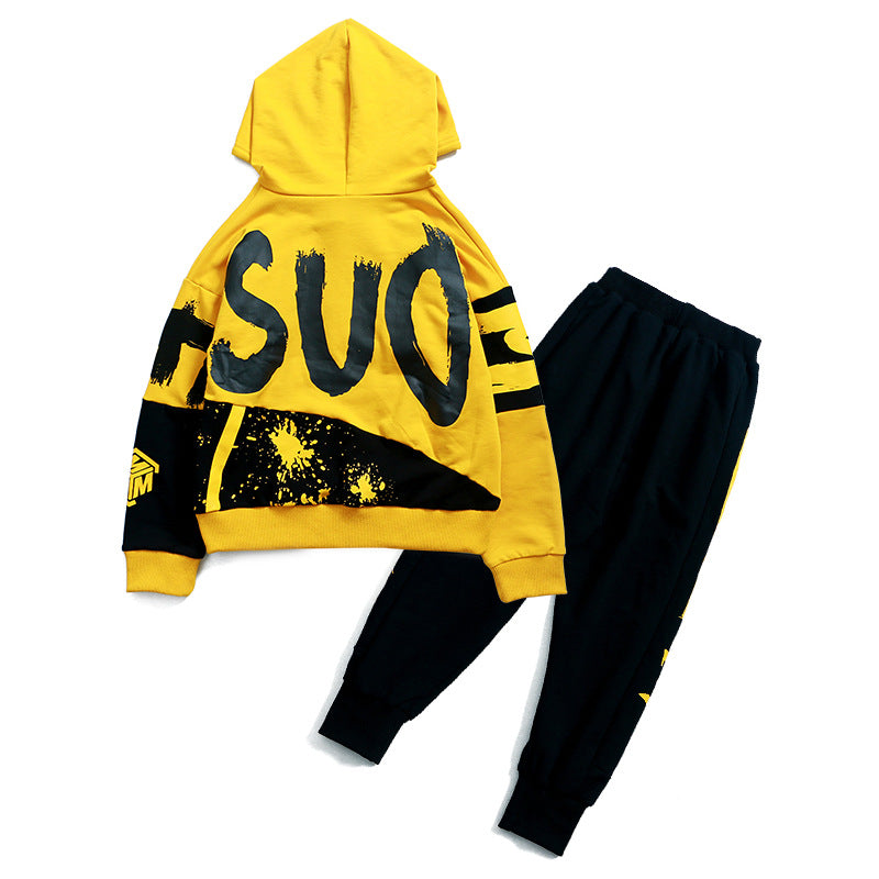 hooded sports suit for kids