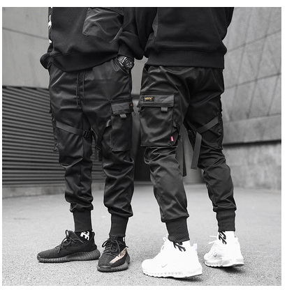 Elastic Waist Hip Hop Cargo Pant For Men