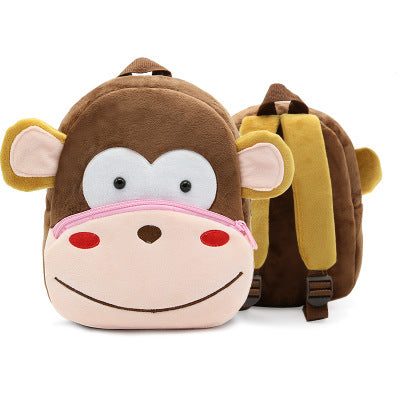 Cute Plush  Kindergarten Cartoon School Bags for kids