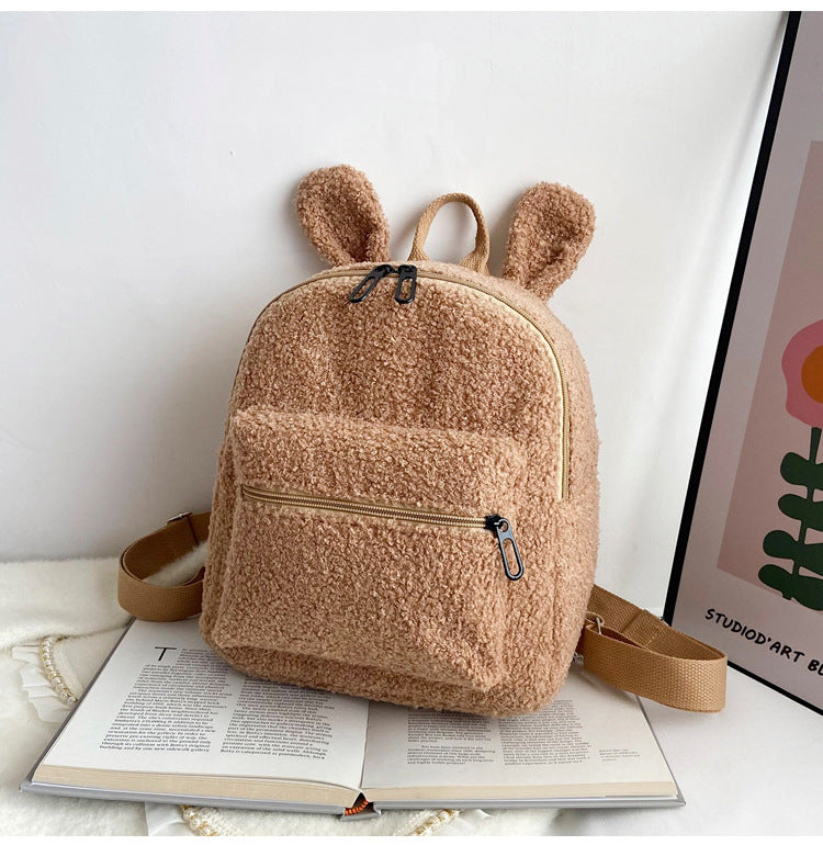 Cute Plush  Autumn And Winter New backpack for kids