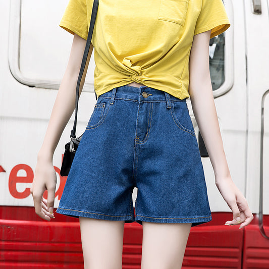 High Waist Denim Shorts For Women