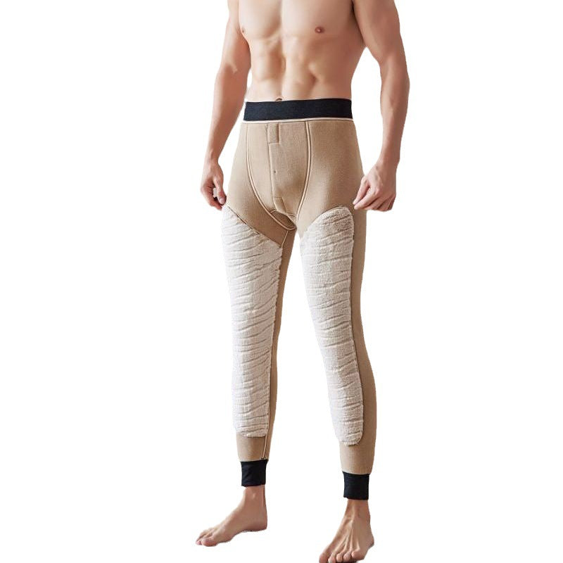 Graphene Waist Support Fleece-lined Thickened Cotton Pants